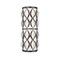 Z-Lite Harden Wall Sconce, 3-Light, 8 In.W x 4.5 In.L x 22.5 In.H, Matte Black/White 1948-3S-MB - alternate 1